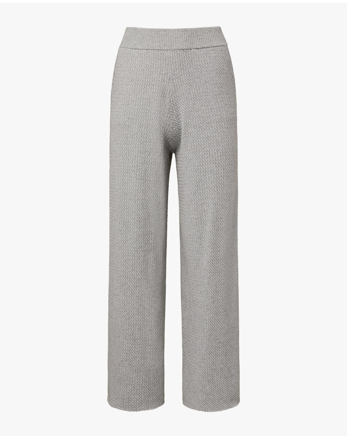 Wide Leg Pull On Pant | Heather Grey