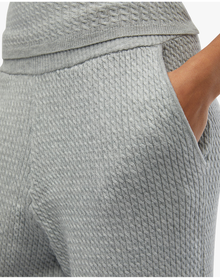 Wide Leg Pull On Pant | Heather Grey