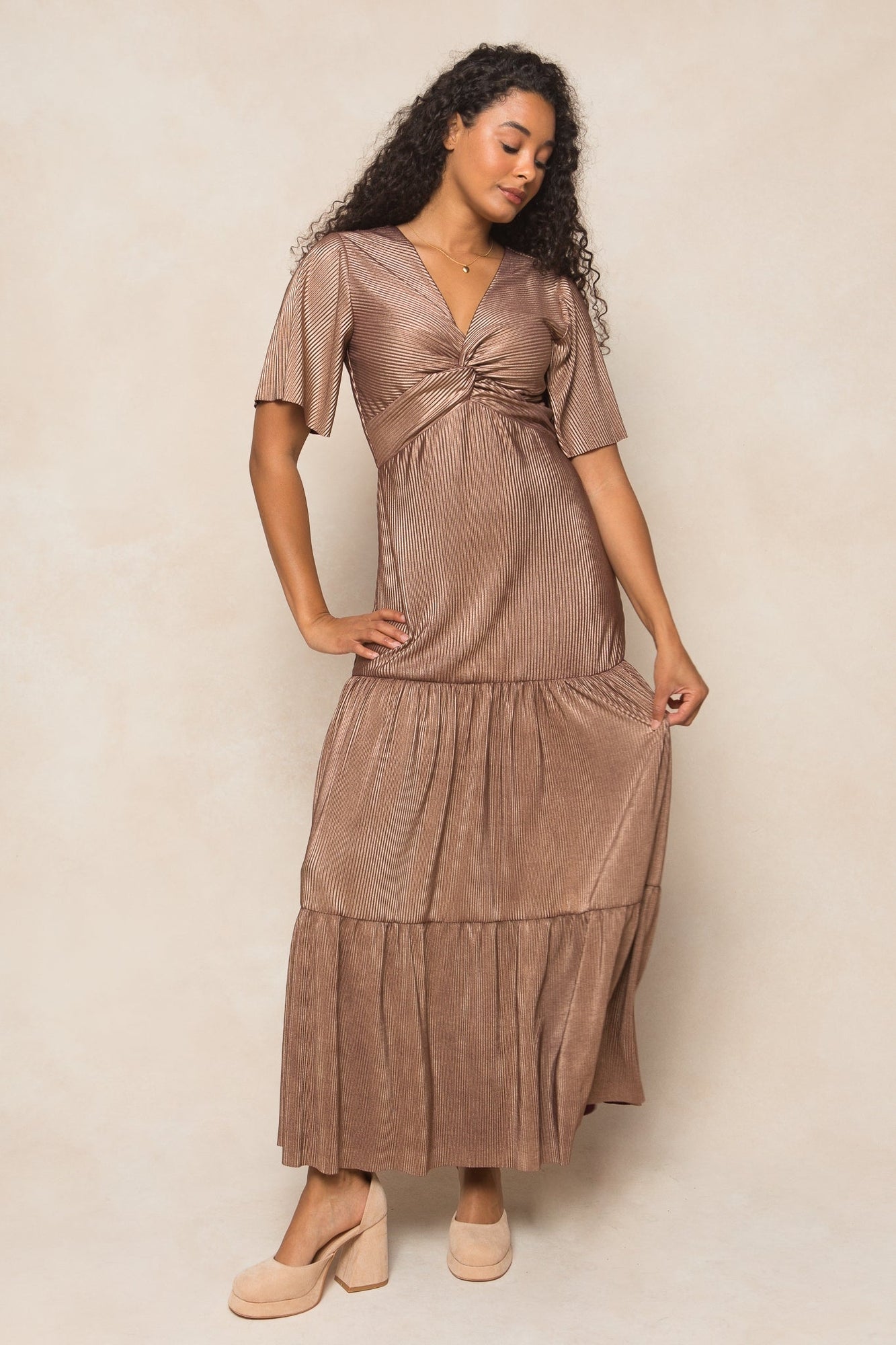 Women | Alessandra Dress | Brown