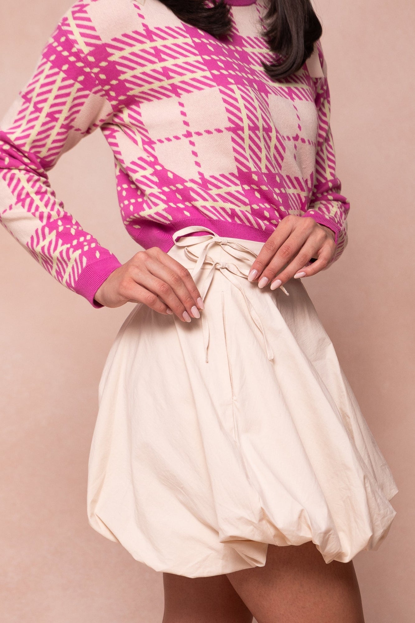 Women | Clo Bubble Skirt | Cream