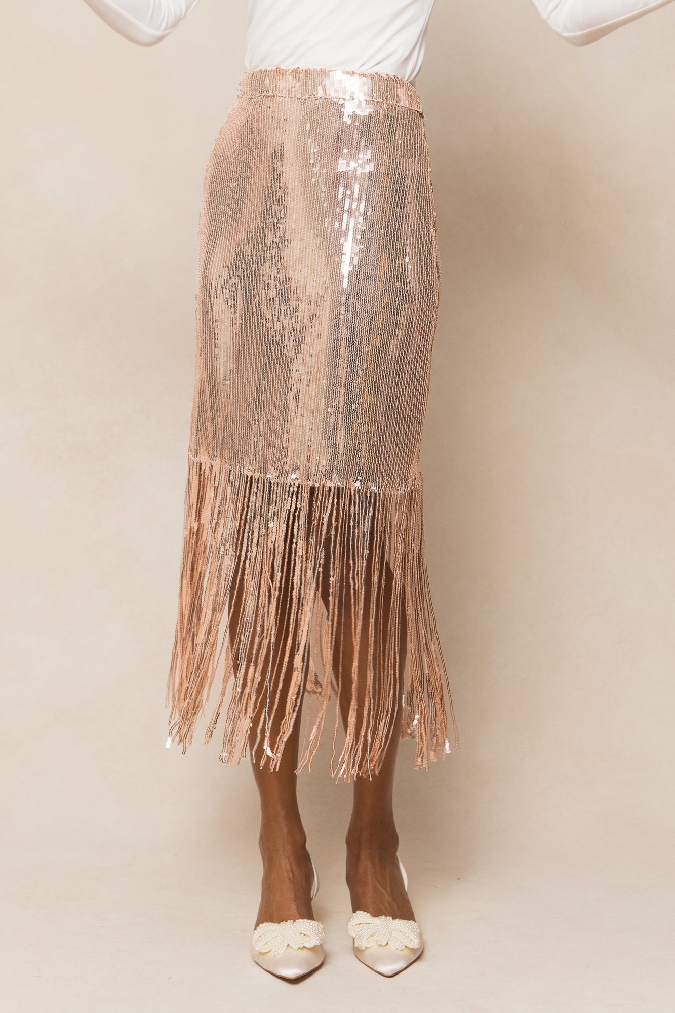 Women | Ethereal Skirt | Gold