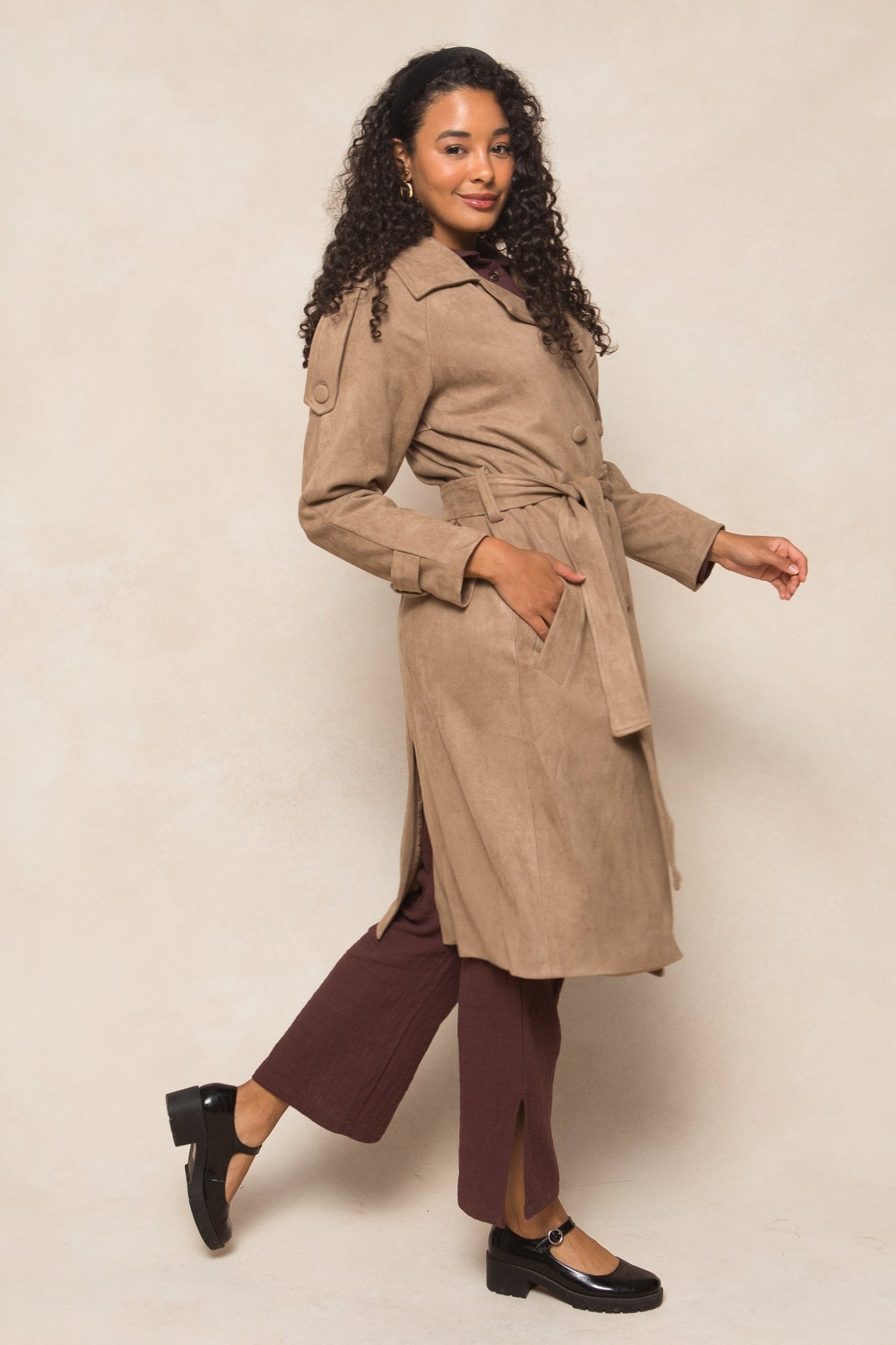 Women | Holly Coat | Tan