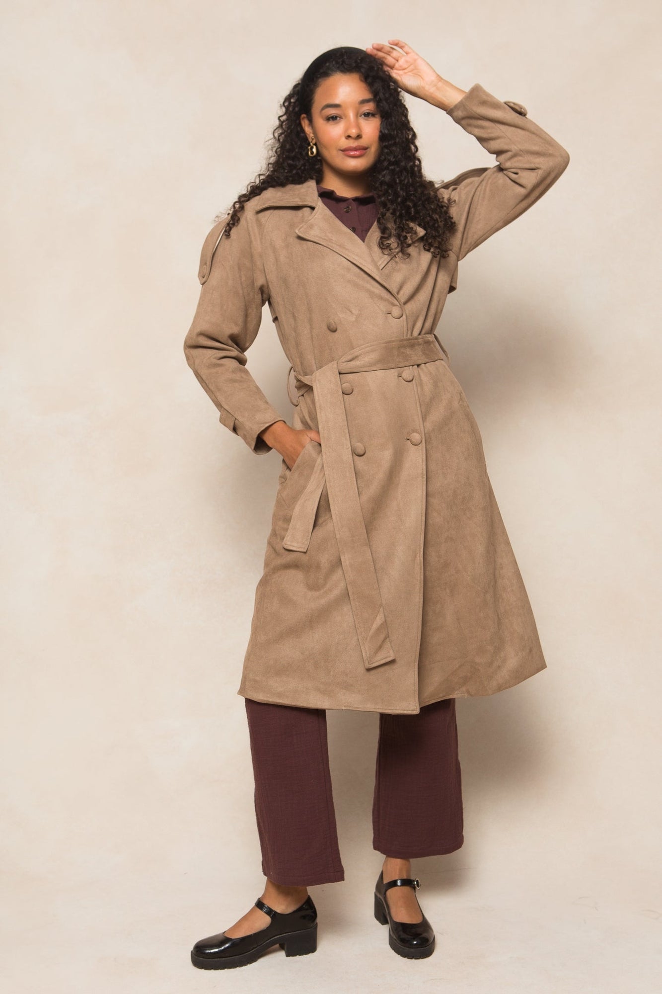 Women | Holly Coat | Tan