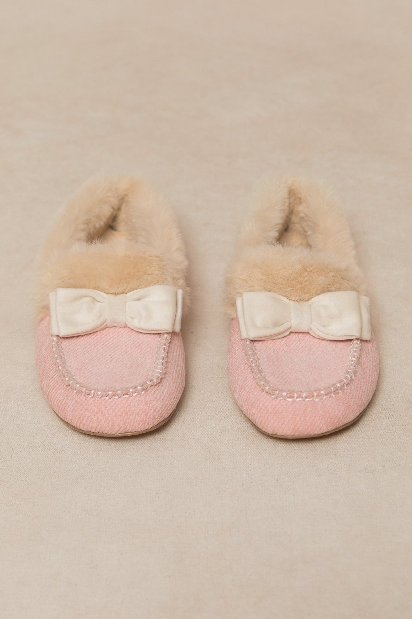 Women | Ivy Bow Slippers | Pink