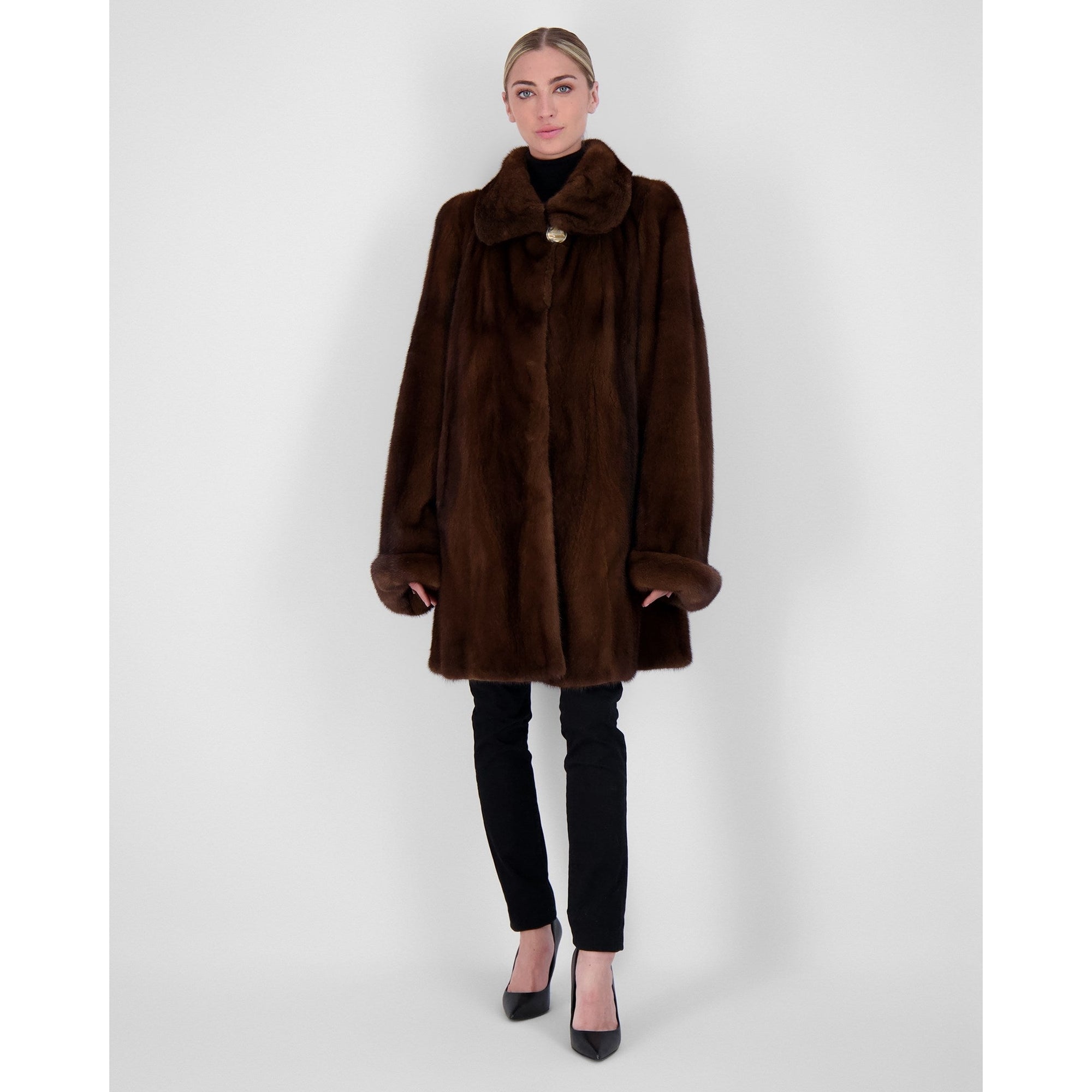 Women | Mink Jacket | Scanbrown