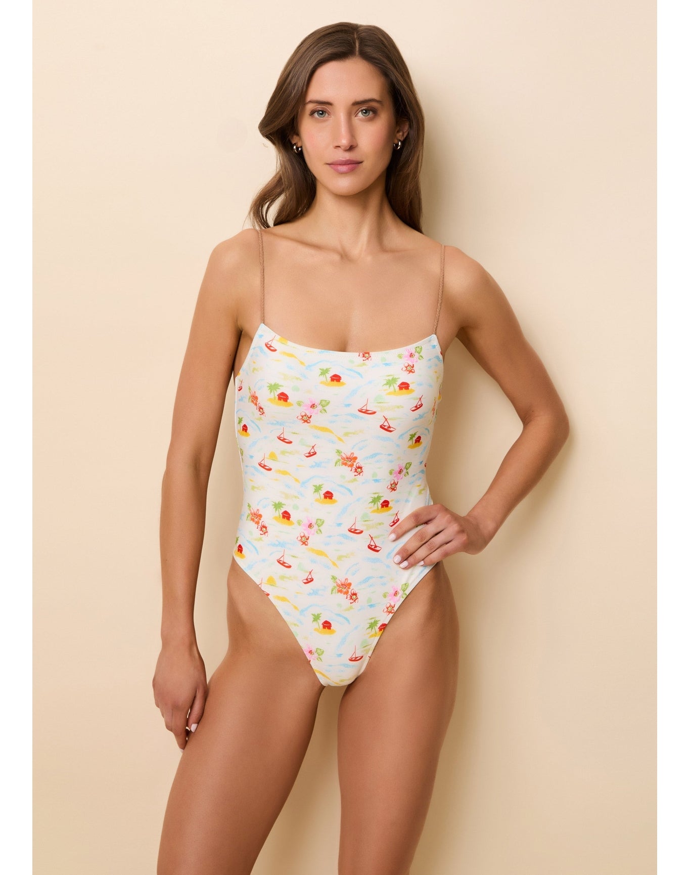 Renna One Piece | Vintage Map Print