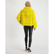 Women | Reversible Mink Jacket | Lemon