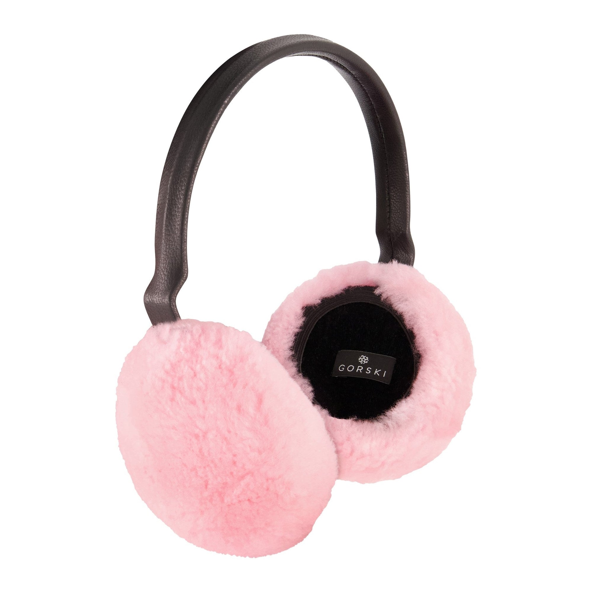 Women | Select Shearling Lamb Earmuffs | Pink