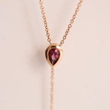 Women | Spinel Stillwater Lariat | 14k Rose Gold - Red Spinel