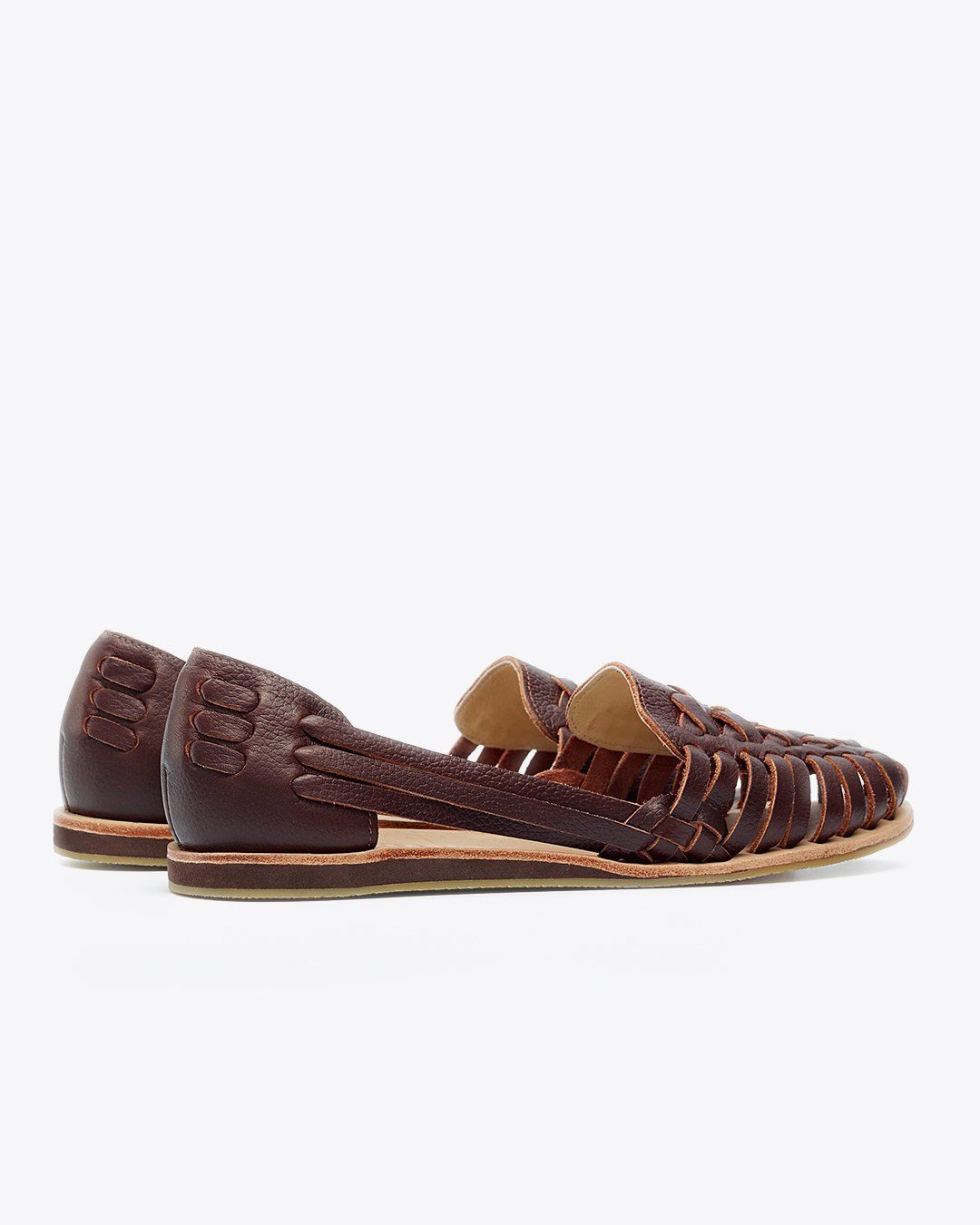 Ecuador Huarache Sandal Chocolate Women's Leather Sandal Nisolo