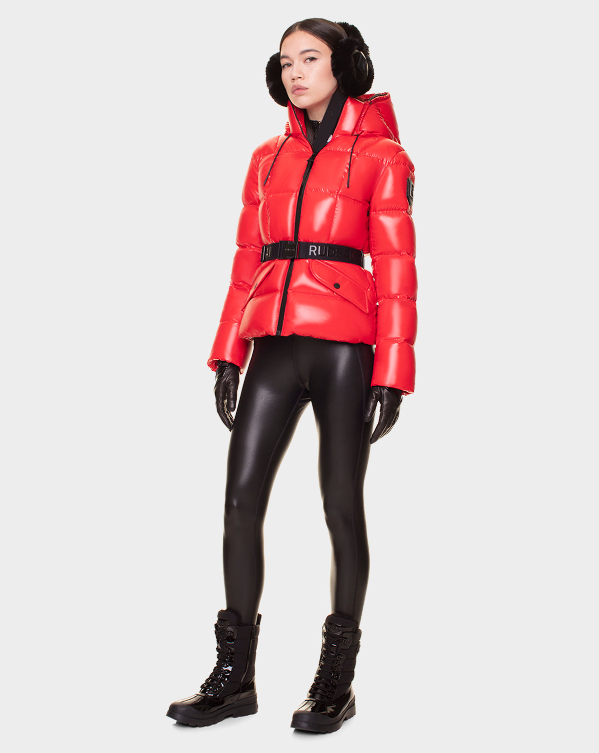 Women | ADELINE Down Puffer | Poppy Red