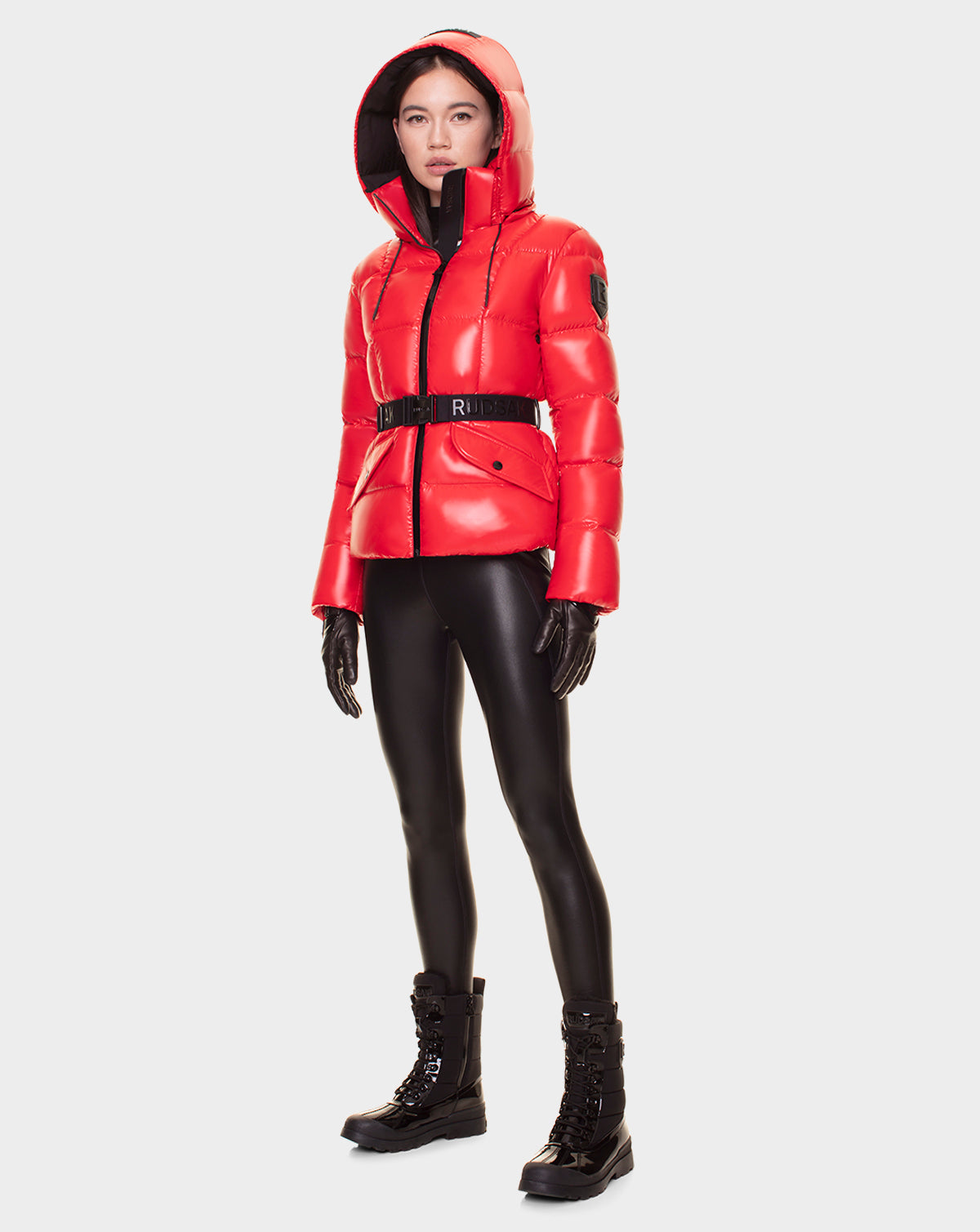 Women | ADELINE Down Puffer | Poppy Red