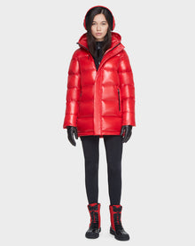 Women | JOJO Down Puffer | Poppy Red