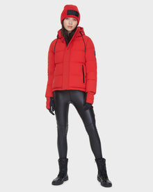 Women | JOON Down Puffer | Poppy Red