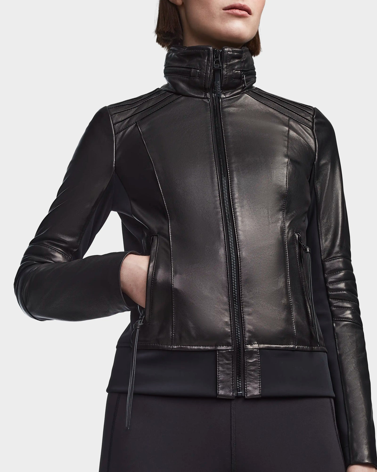 Women | PRESLEY Leather Jacket | Black
