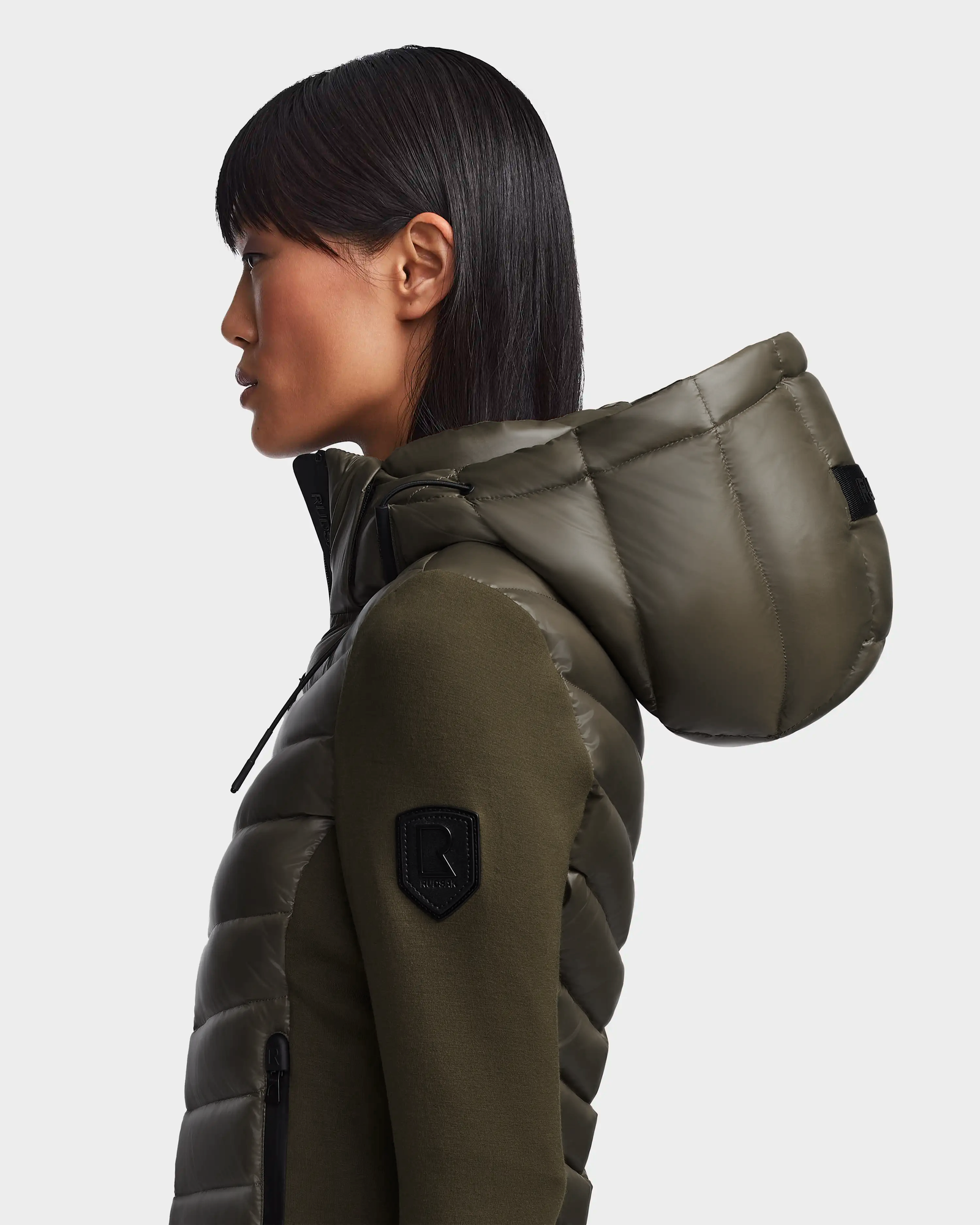 Women | MALYA Hybrid Lightweight Down Jacket | Light Olive