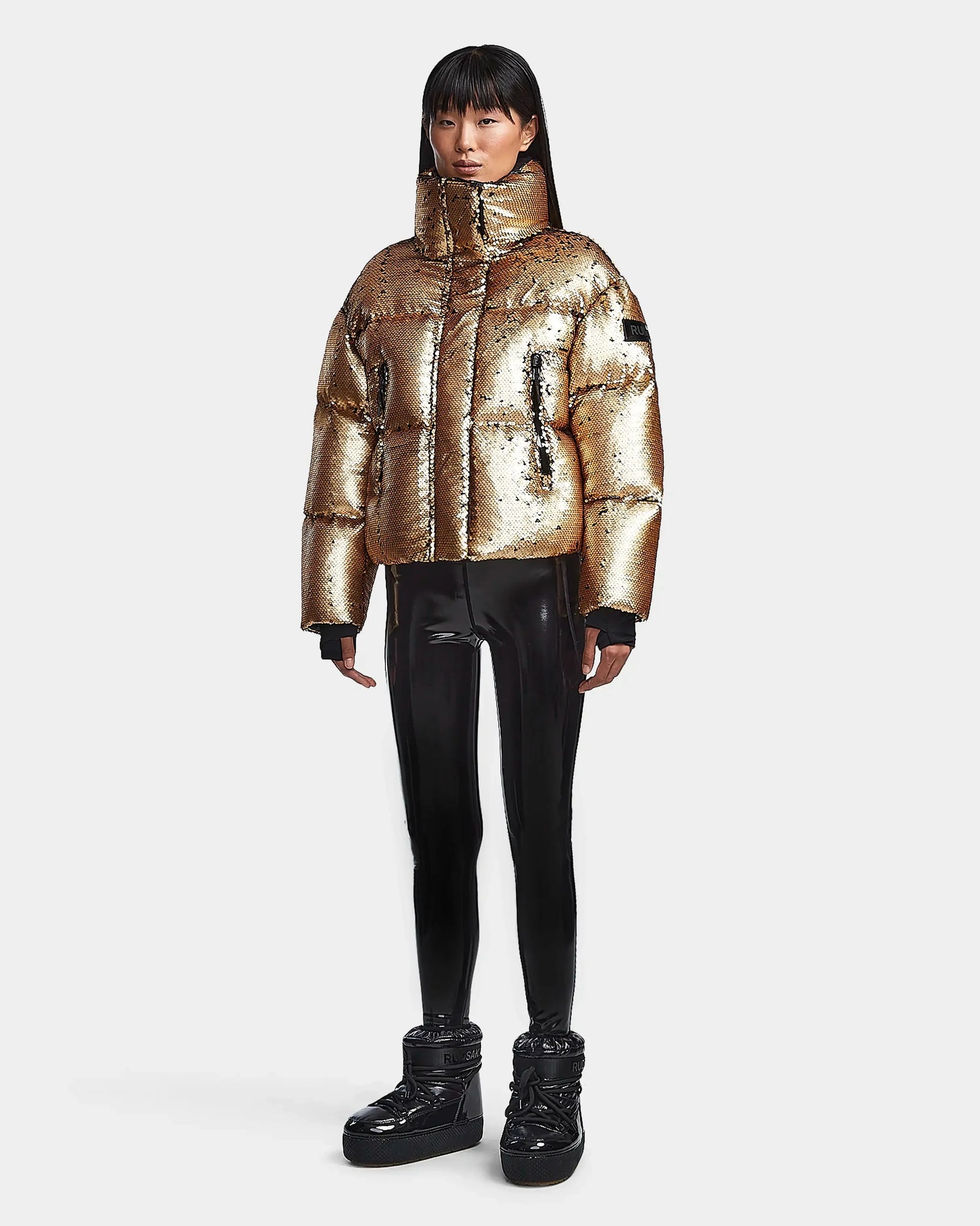 Women | LAURENCE Down Puffer | Metallic Ivory