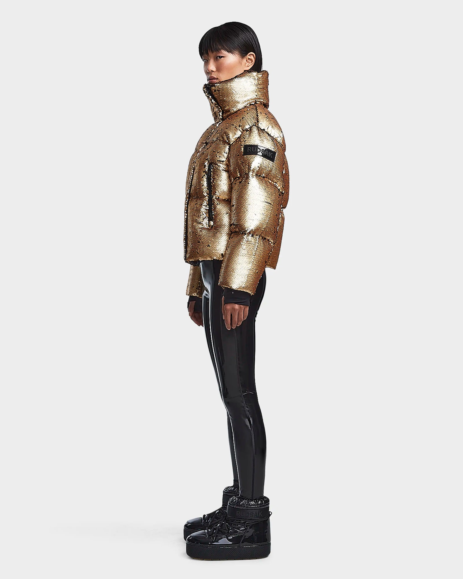 Women | LAURENCE Down Puffer | Metallic Ivory