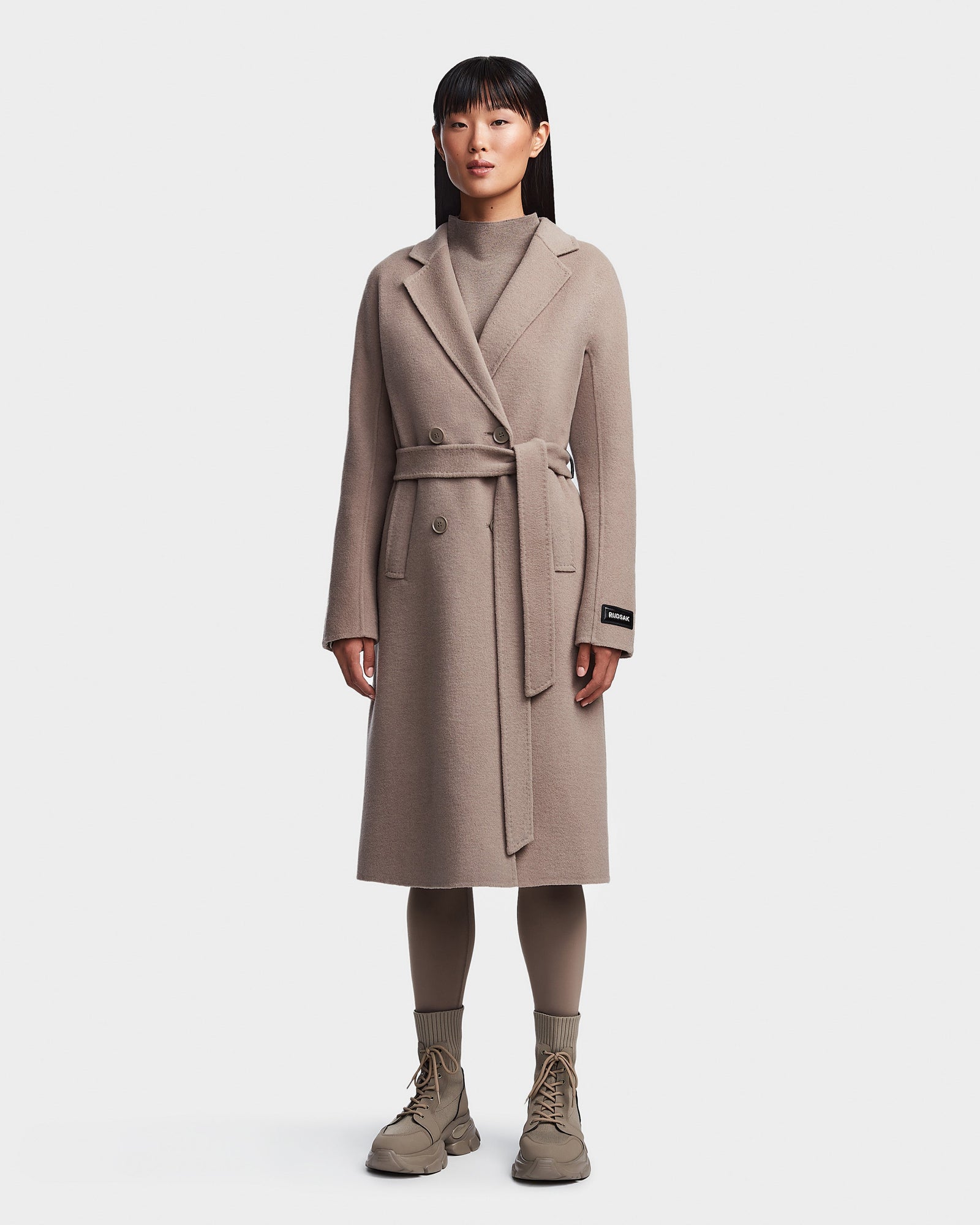 Women | JOSÉE Wool Coat | Cement
