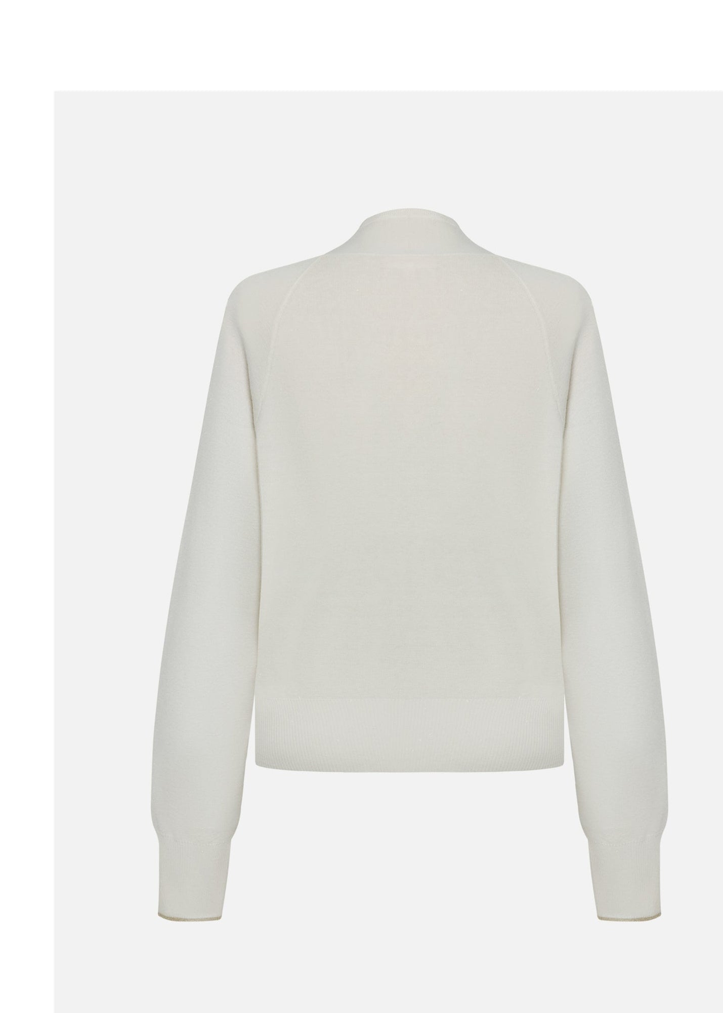 Wool Knit Cardigan | White