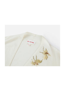 Wool Knit Cardigan | White