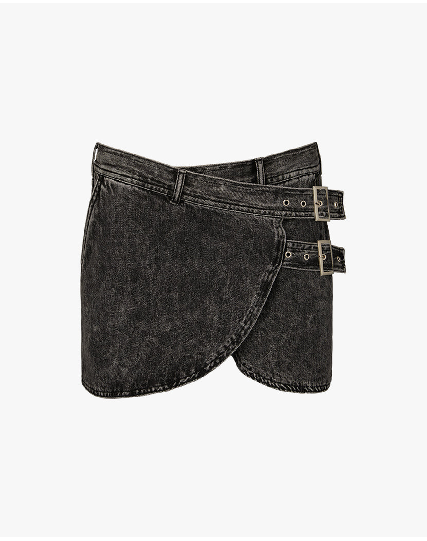 Wrap Skirt | Acid Wash