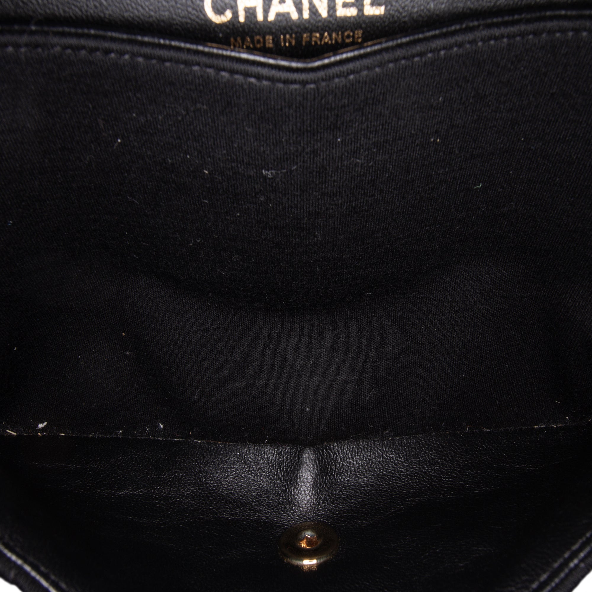 Chanel | Pre-Owned Medium Classic Jersey Double Flap | Black