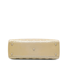 Dior | Pre-Owned Large Patent Cannage Lady | Tan