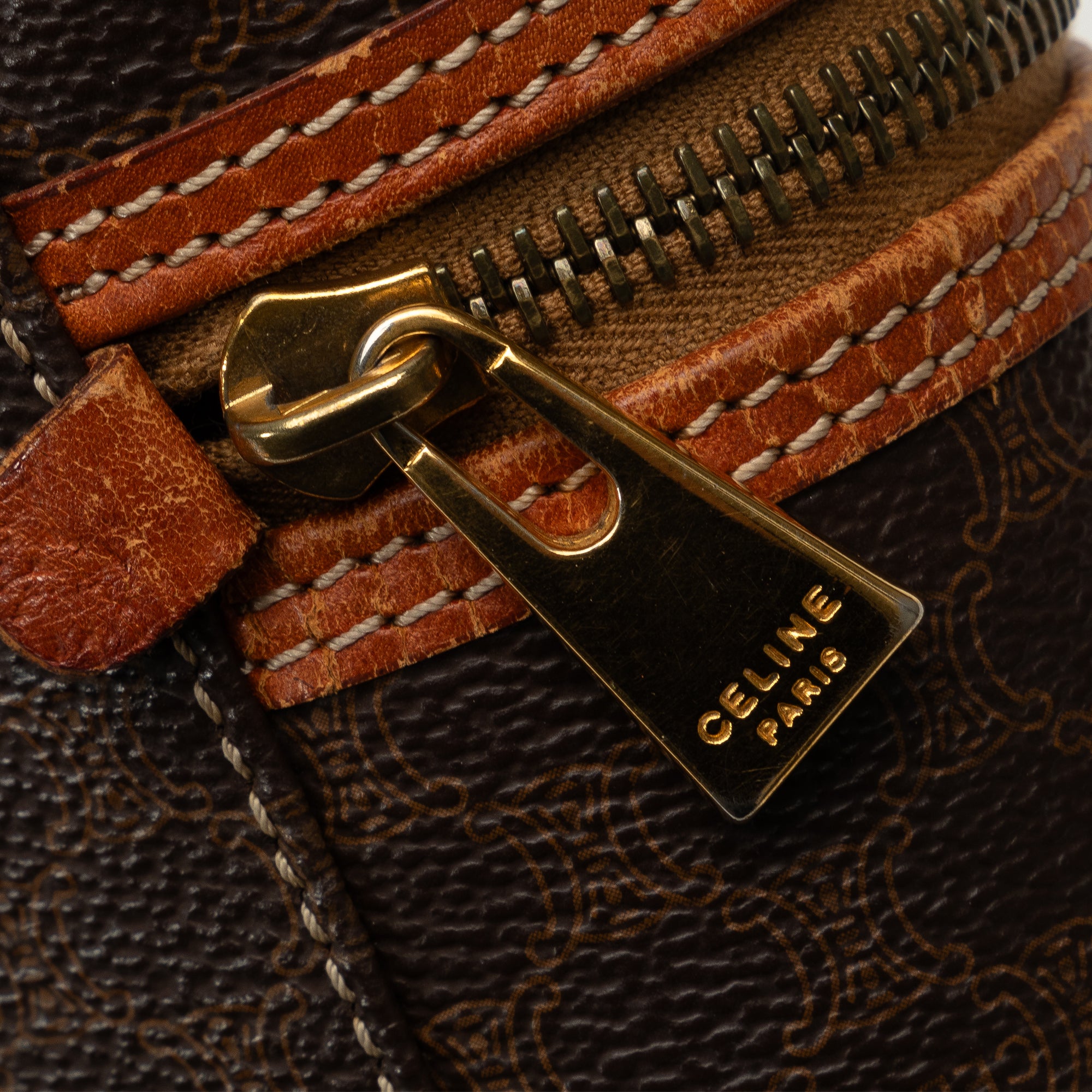 Celine | Pre-Owned Macadam Vanity | Brown