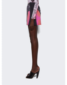 Y/Project | Women | Jean Paul Gaultier Trompe-l'oeil Janty Mini Skirt | Black x Pink