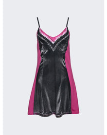 Y/Project | Women | Jean Paul Gaultier Trompe-l'oeil Mini Dress | Black x Pink
