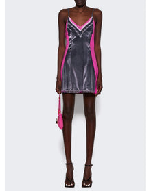 Y/Project | Women | Jean Paul Gaultier Trompe-l'oeil Mini Dress | Black x Pink
