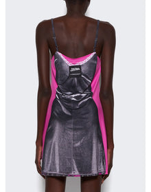 Y/Project | Women | Jean Paul Gaultier Trompe-l'oeil Mini Dress | Black x Pink