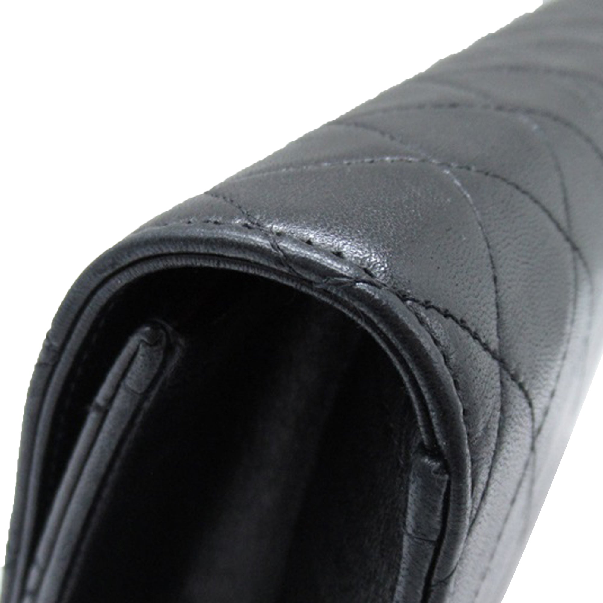 Chanel | Pre-Owned CC Quilted Lambskin Single Flap | Black