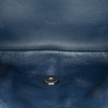 Chanel | Pre-Owned Jumbo Classic Patent Double Flap | Blue/Dark Blue