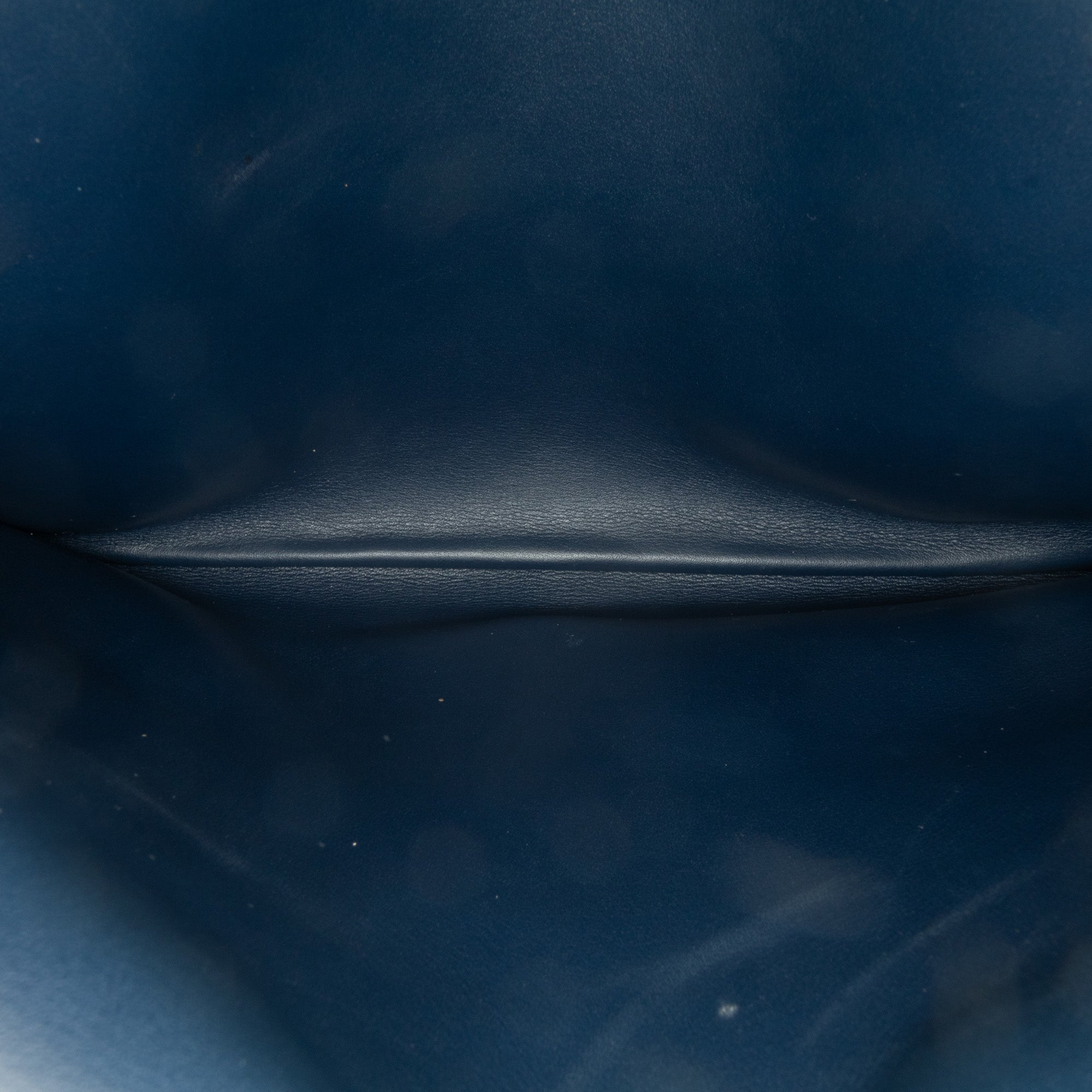 Chanel | Pre-Owned Jumbo Classic Patent Double Flap | Blue/Dark Blue