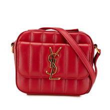 Saint Laurent | Pre-Owned Toy Lambskin Vicky Crossbody | Red