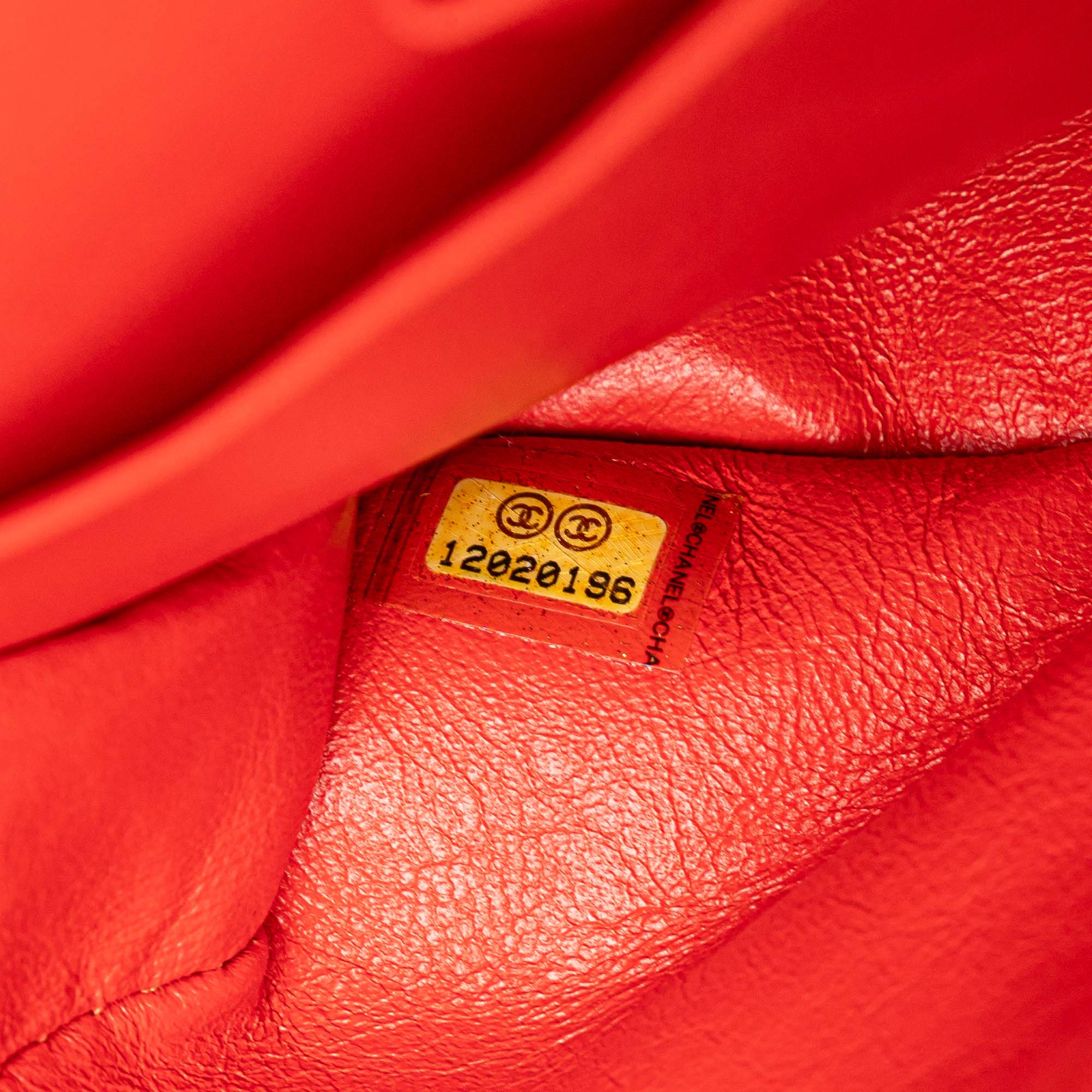 Chanel | Pre-Owned Jumbo Tweed Double Flap | Red