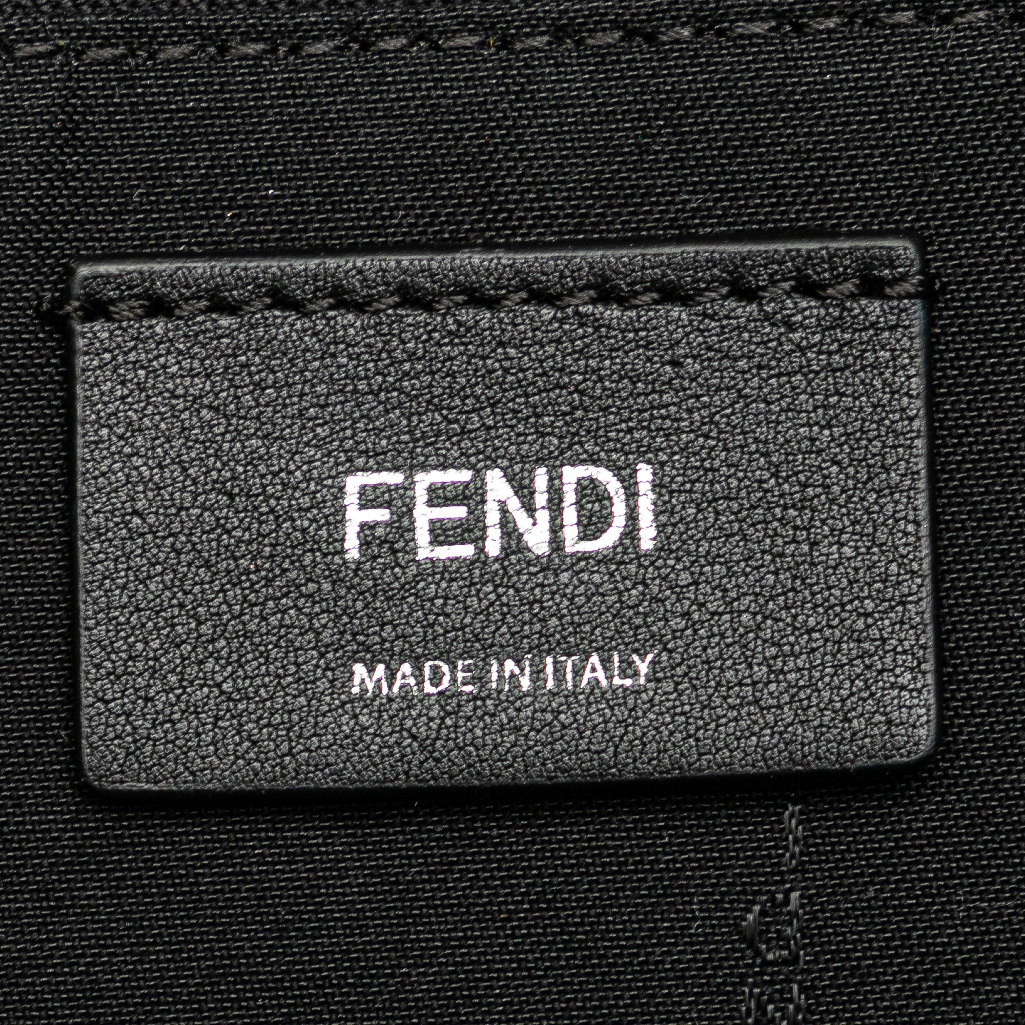 Fendi | Pre-Owned Mini By The Way Leather Ribbon Pearl Backpack | Black