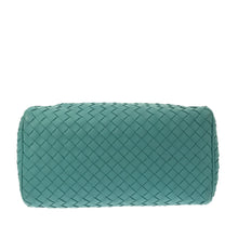 Bottega Veneta | Pre-Owned Intrecciato Satchel | Blue/Aqua