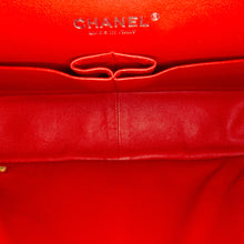 Chanel | Pre-Owned Jumbo Classic Lambskin Double Flap | Orange/Dark Orange