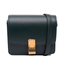 Celine | Pre-Owned Small Calfskin Classic Box | Green/Dark Green