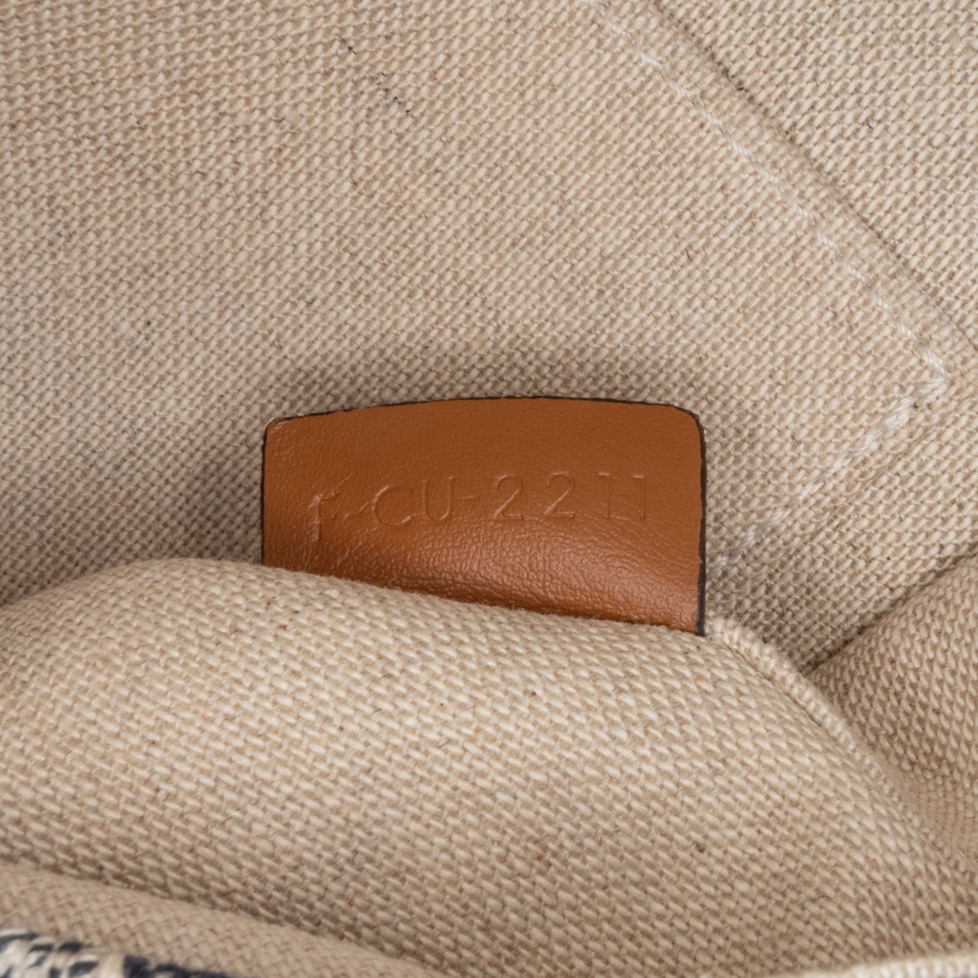 Celine | Pre-Owned Mini Triomphe Canvas and Calfskin Besace Crossbody | Blue/Navy