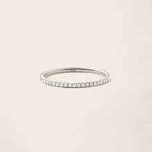 Womens | 14K Solid White Gold | Petite Eternity Band | 0.30 CTW Diamonds