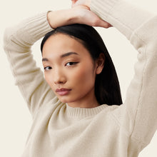 Womens | Mila Cashmere Boxy Crop Sweater | Ivory