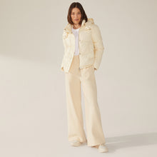 Womens | Adeline Hooded Down Puffer Jacket | Cream
