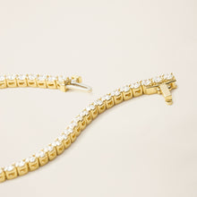 Womens | 18K Solid Yellow Gold | Dalton Tennis Bracelet | 3.7 CTW Diamonds