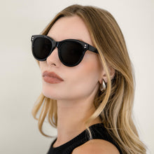 Unisex | Sasha Oversized Italian Acetate Sunglasses | Black