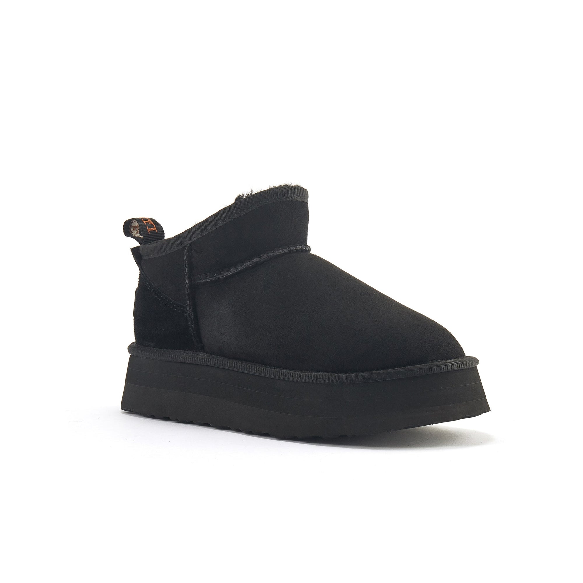 COSY ULTRA SHORT PLATFOAM BLACK - Australia Luxe Collective