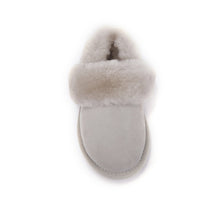 KIDS SLINGBACK MULE ICE GRAY (SHEARLING) - Australia Luxe Collective